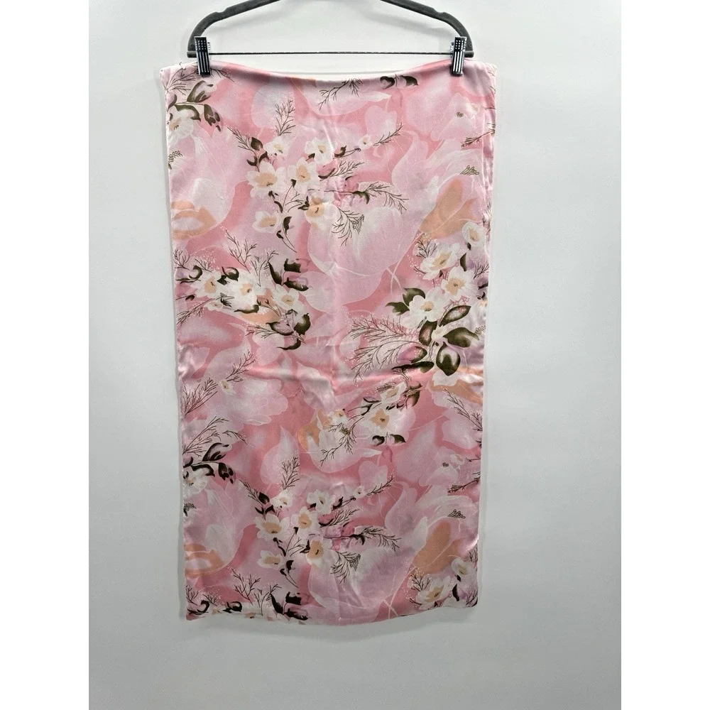 Silk Pillow Case King Size SLPBaby 6A Pink Floral 100% Pure Mulberry Silk Zip